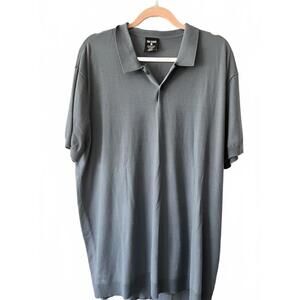 True Classic Men's Sweater Golf Polo - Size 2XL - Gray